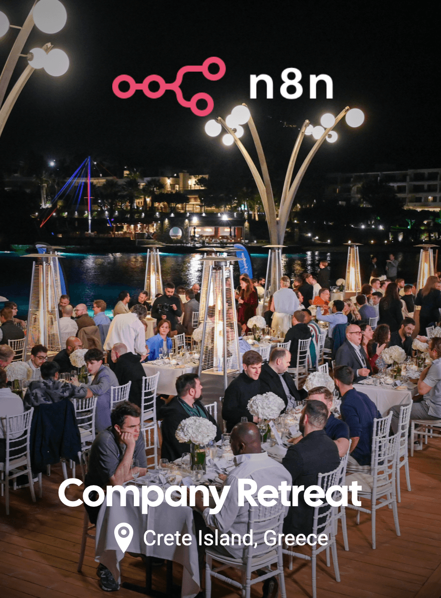 n8n company retreat in Crete, Greece